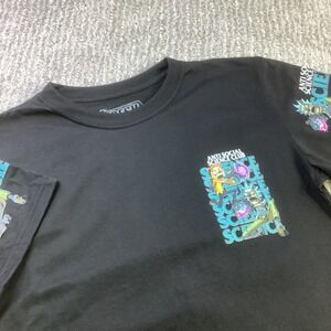 Fresh Laundry Kids Anti Social Science Club Rick‎ and Morty Black T Shirt Size M